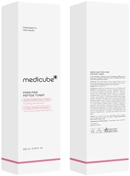 Medicube PDRN Pink Peptide Toner I Pink Glow Toner for Skin Boosting, Soothing and Calming, Uneven Skin Tone, Rose PDRN & Peptide & Niacinamide, Korean Skin Care (250ml / 8.45 fl. oz.)