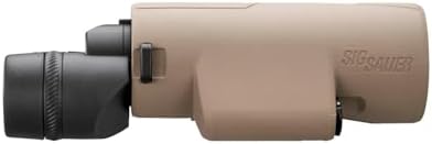 SIG SAUER ZULU6 HDX PRO 18x50mm Waterproof Fogproof Durable FDE Image Stabilized Hunting Binoculars, Multicoated Anti-Glare Lenses, Up to 40 Hours Runtine, Carrying Case & Carrying Strap Included