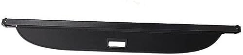OQHAIR Cargo Cover Car Retractable Rear Trunk Cargo Cover Shade Black Aluminum Alloy 1 Set for Explorer 2020 2021 2022 2023