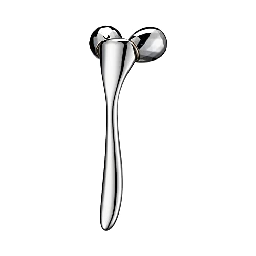 Tekson 3D Metal Face Massage Roller Tool, Facial Sculptor for Reduce Puffiness, Remove Eye Wrinkles (Zine Alloy)