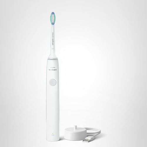 Philips Sonicare 1100 Series Electric Toothbrush - Sonic Toothbrush with Advanced Sonic Technology, EasyStart, Smartimer & Quadpacer, White, Model HX3641/02