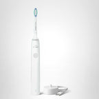 Philips Sonicare 1100 Series Electric Toothbrush - Sonic Toothbrush with Advanced Sonic Technology, EasyStart, Smartimer & Quadpacer, White, Model HX3641/02
