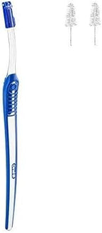 Oral-B Interdental Brush Handle with 2 Tapered Refill Brushes