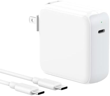 Charger for MacBook Air MacBook Pro 13 14 15 16 inch 2025 2024 2023 2022 2021 2020, M1 M2 M3 M4 Laptop 70W USB C Power Adapter, iPad, LED, 6.6FT USB-C Cable, Charging as Fast as Original Quality
