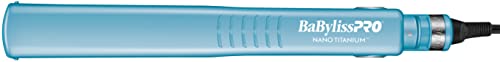 BabylissPRO Nano Titanium Specialty Ionic Hair Straightener, Professional Flat Iron For All Hair Types