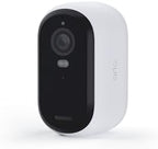 Arlo Essential Security Camera 2K 2nd Gen, Indoor/Outdoor Wireless Camera with Spotlight, 2-Way Audio, Color Night Vision, Motion Activation, Wide Angle, White, 1-Pack, VMC3050 (Renewed)