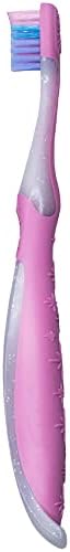 Oral-B Princess Toothbrush for Little Girls, Children 3+, Extra Soft (Characters Vary) - Pack of 4
