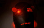 2 Pcs Red Eye Superhero Halloween Glowing LED Light Kit, RGB Helmet Decoration for Cosplay Mask Light Eyes DIY Projects Soft Light Beads Battery Not Included