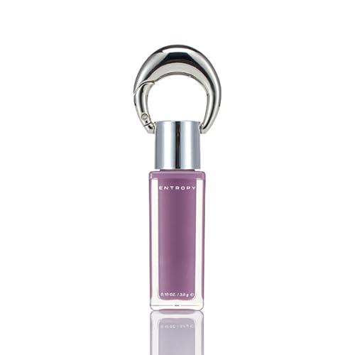 ENTROPY Makeup 2-in-1 Charm Shiny Glowy Lip & Cheek Gloss Tint Keychain, High Pigment Long Lasting Lip Color & Plumping Gloss, C10 Taaffeite Charm