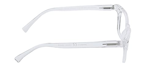 peepers by peeperspecs mens Strut Blue Light Blocking Reading Glasses, Clear, 48 US