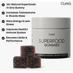 Cured Superfood Gummies 30ct Shilajit Sea Moss Ashwagandha Black Seed Oil