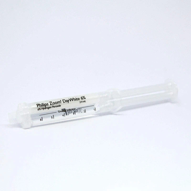 Zoom 6% Day White Hydrogen Peroxide Teeth Whitening Gel Mini Kit 3 x 2.4 gram