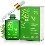 Tatiana Irizar Hair Serum for Hair Growth Serum Women Made in USA - 2 Pack Scalp Serum for Hair Growth Non-Greasy Rosemary & Amla Hair Care Vegan 1 Oz Hair Loss Treatment for Women Hair Regrowth Treatment for Women