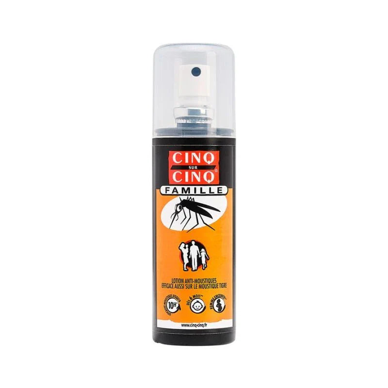Cinq-sur-Cinq Répulsif Spray Famille Anti-Moustiques 100 ml