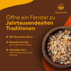 Frankincense Capsules High Dose - 2000 mg Extract per Day - 360 Capsules - Indian Boswellia Serrata - 85% Boswellic Acid - Vegan, German Production - TRUE NATURE