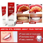 NASHUDA SP-8 Probiotic WhiteningToothpaste removes stains,Balances oral microbes, prevents cavitiesand freshens breath - Specification: 2PCS