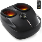 ALLJOY Foot Massager Machine with Heat, Shiatsu Foot Massager with Remote Control, Deep Kneading for Plantar Fasciitis Neuropathy, UP to Men Size 13, Gifts for Women Men