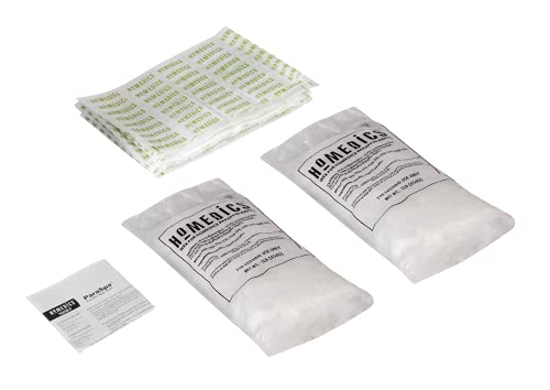 HoMedics ParaSpa Paraffin Wax Refill | Two 1-Pound Packages - 100% Pure Paraffin Wax | 16 Oz (Pack of 2)| Unscented, No Dyes | Moisturize & Soften Sensitive Skin