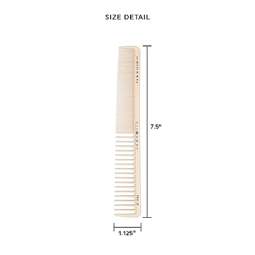 Cricket Silkomb Pro-20 All Purpose Hair Cutting Comb Silicone-Infused Professional Hair Stylist Barber Comb for Haircuts, Styling, All Hair Types
