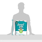 ANGEL SOFT Toilet Paper Bath Tissue, 12 Double Rolls, 260+ 2-Ply Sheets Per Roll