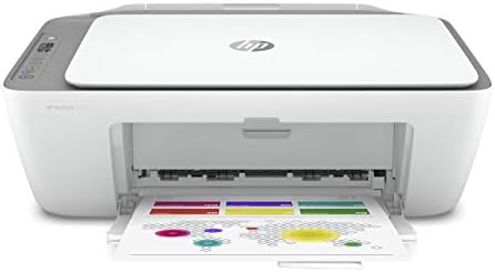 HP DeskJet 2755 All-in-One Wireless Printer Scanner Copier Instant Ink Ready Mobile Print Black 7.5ppm Color 5.5ppm Wifi Inkjet Computer Printers for Home Use and Office, Grey (Renewed)