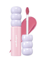 COLORGRAM Fruity Glass Tint 07 Shy Guava | Korean Long Lasting & Waterproof Lip Stain| Glossy Lip Gloss with Lovely Soft Pink Shade | Buildable, Blendable, Moisturizing, Non-Sticky | 0.11 Oz