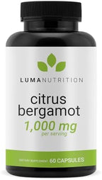 Luma Nutrition Citrus Bergamot 1000mg - Citrus Bergamot Supplement - Made in The USA - Veteran Owned - 60 Capsules
