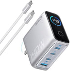 Anker Laptop Charger, 140W MAX USB C Charger, 4-Port Multi-Device Fast Charging, Advanced GaN Power Adapter, Intuitive Touch Controls, for MacBook, iPhone 16 Series, Samsung Galaxy, Pixel, and More