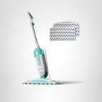 Shark Steam Mop with 2 Machine Washable Dirt Grip Pads, Removable Water Tank, Lightweight, Steam Cleaner for sealed Hard Floors, Marble, Stone, Hardwood, Tile, Laminate, White/Seafoam, S1000