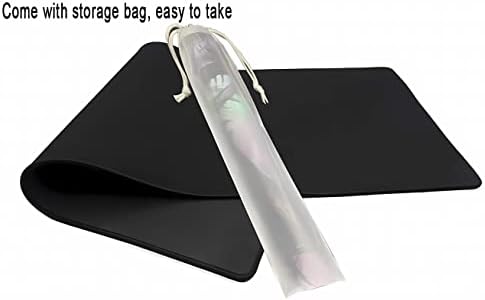 MTG Playmat Stitched Edges, MTG Mats with Zones for MTG TCG 24 x 14 inches Trading Card Inked Game Playmats with Storage Bag Smooth Rubber Surface Battle Game