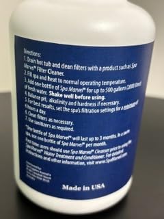Spa Marvel Water Treatment & Conditioner 16 fl oz