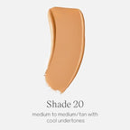 Saie Glowy Super Skin Tint Liquid Foundation - Hydrating Serum Foundation with Lightweight, Medium Coverage - Formulated with Hyaluronic Acid to Hydrate, Brighten and Plump - Shade 20 (1.01 oz)