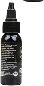Black Tattoo Ink Tattoo Outline Shading Lining Mixing Ink & Blending Solid Liner Tattooing Ink Permanent Nighthawk Black Ink Tattoo Professional Tattoo Supplies