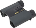 Nikon Trailblazer 8x25 ATB Black Binoculars 8218 | Waterproof, Fogproof, Dual-hinge design, Compact Binocular, Black Rubber Armoring, Mutlilayer-coated lenses | Official Nikon USA Model