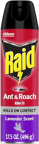Raid Ant & Roach Killer Lavender 17.5 Ounce (Pack of 12)