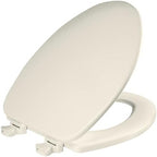 Church 585EC 346 Easy Clean Toilet seat, Elongated, Linen