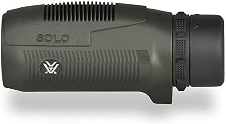 Vortex Optics Solo Monocular 10x25 - Adjustable Eyecup, Fully Multi-Coated Lenses, Rubber Armor, Non-Slip Grip, Fogproof, Waterproof - Unlimited, Unconditional Warranty