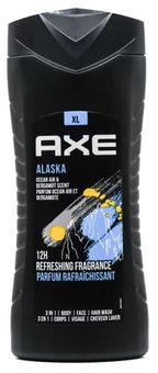 AXE Body Wash 12h Refreshing Fragrance 3-IN-1 Body, Face, Hair Wash, Variety of 6 scents - 13.5 fl Ounce (400 mL)