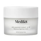 Medik8 Advanced Night Eye - Multi Peptide and Caffiene Eye Cream - Overnight Eye Cream for Smoothing Wrinkles and Dark Circles - 0.5 oz