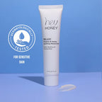 Hey Honey Skincare Relax, Fast Acting Rosacea Treatment & Redness Relief - Dermatologically Tested Calming Moisturizer For Sensitive Skin Oil- Free with Honey & Propolis Anti-Aging Benefits | 2.2 Oz