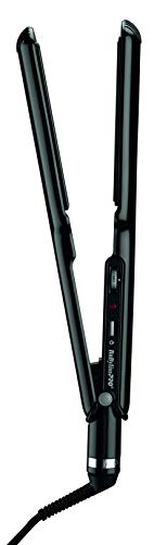 BaBylissPRO Porcelain Flat Iron Hair Straightener, Hair Straightener Iron for Professional Salon Results and All Hair Types
