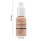 2 Pack PHOERA Foundation,Flawless Soft Matte Liquid Foundation 24 HR Oil Control Concealer Foundation Makeup,Full Coverage Foundation for Women and Girls (105 Sand)