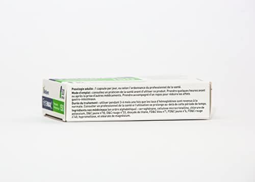 FeraMAX Pd Therapeutic 150 Iron Supplement - Once Daily High Dose Iron Supplement No.1 Recommended Treatment for Iron Deficiency Anemia - 150mg of Elemental Iron per Capsule, 30 Capsules