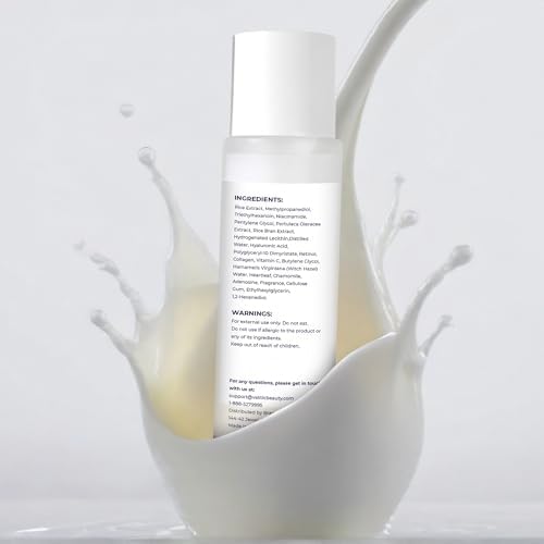 VALITIC Rice Toner - 75 Rice Extract Milky Toner for Face with Niacinamide, Heartleaf, Witch Hazel and Chamomile Essence - Facial Glass Skin Hydrating Skin Care - 200 ml, 6.76 fl oz