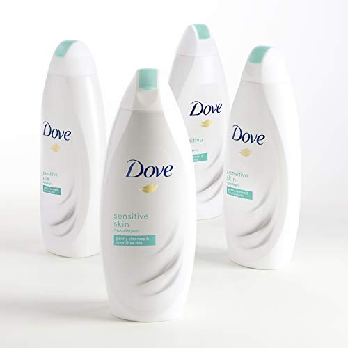 Dove Body Wash For Softer and Smoother Skin Sensitive Skin Hypoallergenic and Sulfate Free Body Wash 22 oz, 4 Count