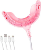 Red Light Therapy for Gums, Toothache Relief, 32 LED Periodontal Light, Bleeding Gums, Gum Health Red Light, with adapters for USB/C, iPhone, and Android from, White
