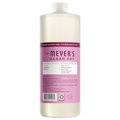 MRS. MEYER'S CLEAN DAY Multi-Surface Everyday Concentrate, Peony Scent, 32 Fl Oz Bottle - 2 Pack