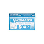 Vanman - Pure Beef Tallow with Honey - Pure Saponified Grass Fed Beef Tallow for Skin, Raw Honey, Unscented - Beef Tallow and Honey Soap - 2 Pack