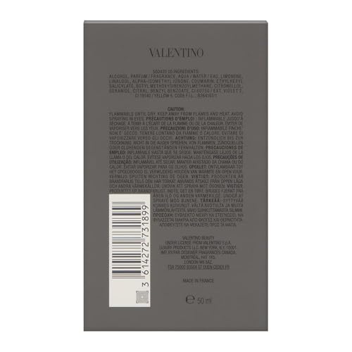 Valentino Uomo Intense for Men - Edp Spray, 1.7 Fl. Oz, Multicolor