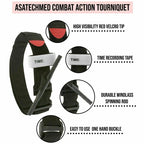10 pcs Tourniquet Rapid One Hand Application Emergency Outdoor First Aid Kit
